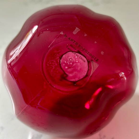Anthropologie Pomegranate Harvest Glass Bud Vase - Picture 10 of 15